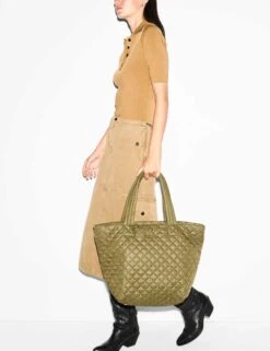 Medium Metro Tote Deluxe - Moss 9 Medium Metro Tote Deluxe - Moss -The Sports Edit mz wallace medium metro tote deluxe moss 1260x1943 4