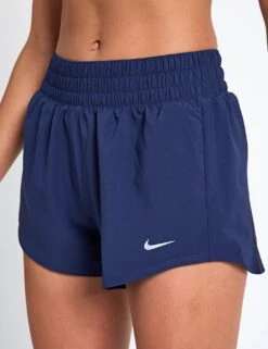 Nike One Dri-FIT 3" Brief-Lined Shorts - Midnight Navy/Reflective Silver