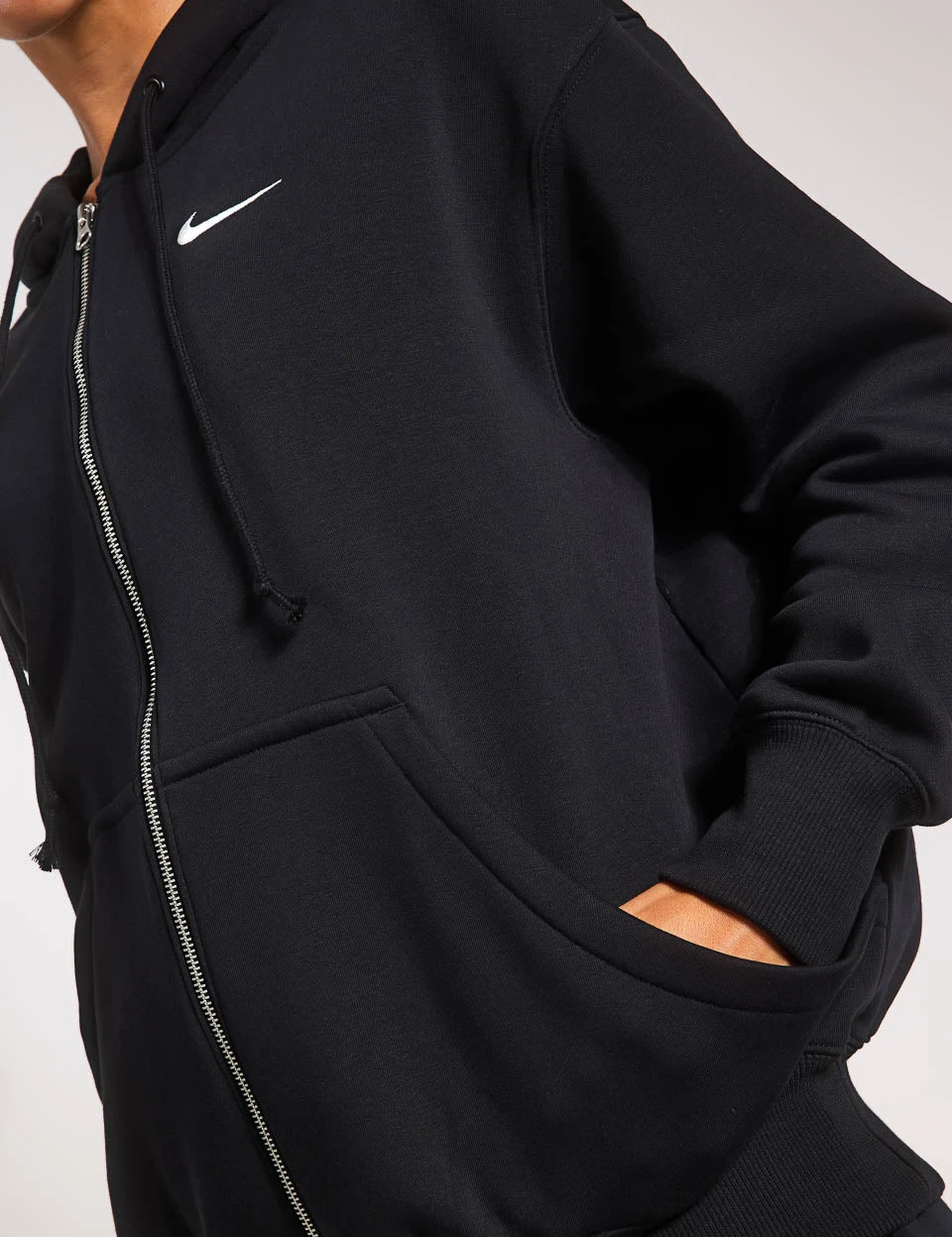 Nike Sportswear Phoenix Fleece Oversized Hoodie - Black/Sail 6 Nike Sportswear Phoenix Fleece Oversized Hoodie - Black/Sail - Image 4