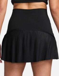 Nike Advantage Dri-FIT Tennis Skirt - Black/White -The Sports Edit nike advantage dri fit tennis skirt black white fd6532 010 7