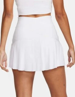 Nike Advantage Dri-FIT Tennis Skirt - White/Black -The Sports Edit nike advantage dri fit tennis skirt white black fd6532 100 6