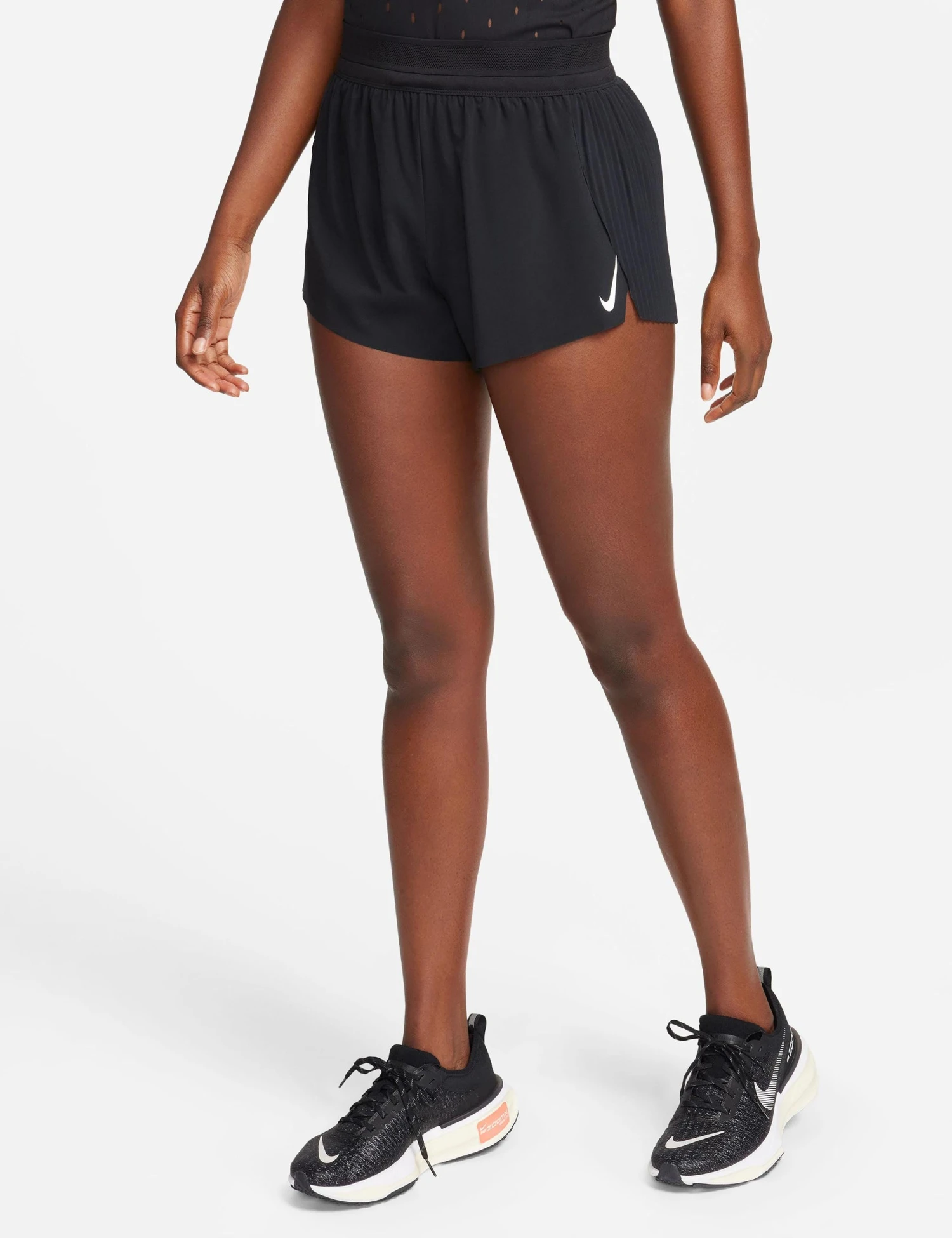Nike AeroSwift Dri-FIT ADV 3" Running Shorts - Black/White 3 Nike AeroSwift Dri-FIT ADV 3" Running Shorts - Black/White
