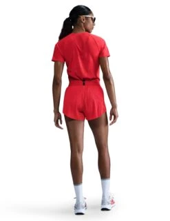 Nike AeroSwift Dri-FIT ADV 3" Running Shorts - Light Crimson/Black -The Sports Edit nike aeroswift dri fit adv 3in running shorts crimson black fn2328 696 5