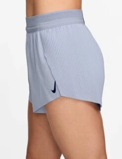 Nike AeroSwift Dri-FIT ADV 3" Running Shorts - Ghost/Blue Void -The Sports Edit nike aeroswift dri fit adv 3in running shorts ghost blue fn2328 057 2