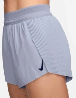 Nike AeroSwift Dri-FIT ADV 3" Running Shorts - Ghost/Blue Void -The Sports Edit nike aeroswift dri fit adv 3in running shorts ghost blue fn2328 057 3