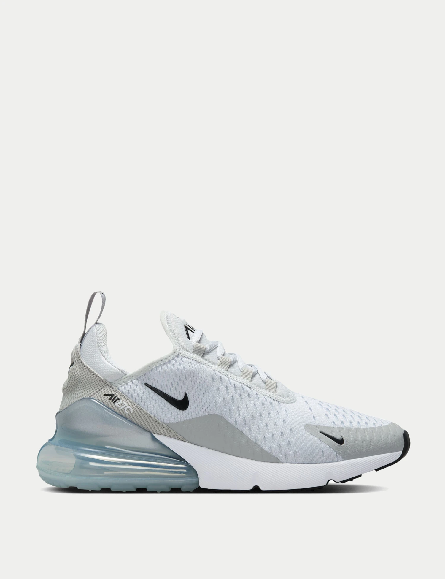 Nike Air Max 270 Shoes - Pure Platinum/Black/Light Smoke Grey 3 Nike Air Max 270 Shoes - Pure Platinum/Black/Light Smoke Grey