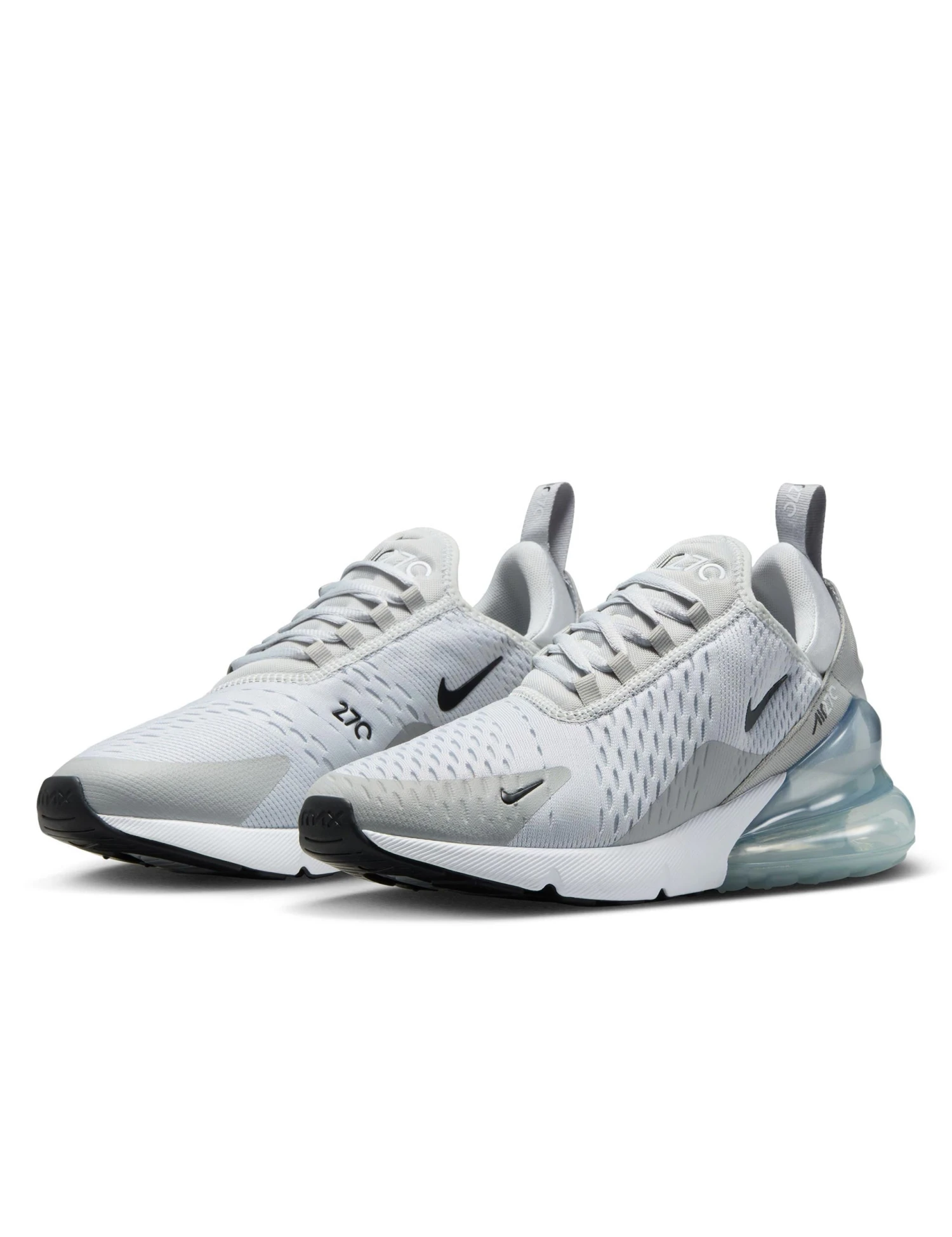 Nike Air Max 270 Shoes - Pure Platinum/Black/Light Smoke Grey 5 Nike Air Max 270 Shoes - Pure Platinum/Black/Light Smoke Grey - Image 3