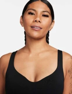 Nike Alate Bra Tank - Black/Cool Grey 10 Nike Alate Bra Tank - Black/Cool Grey -The Sports Edit nike alate bra tank black grey fn0543 010 6