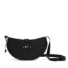 Nike Aura Crescent Cross-Body Bag - Black/Matte Silver -The Sports Edit nike aura crescent cross body bag black silver hq4370 010 1