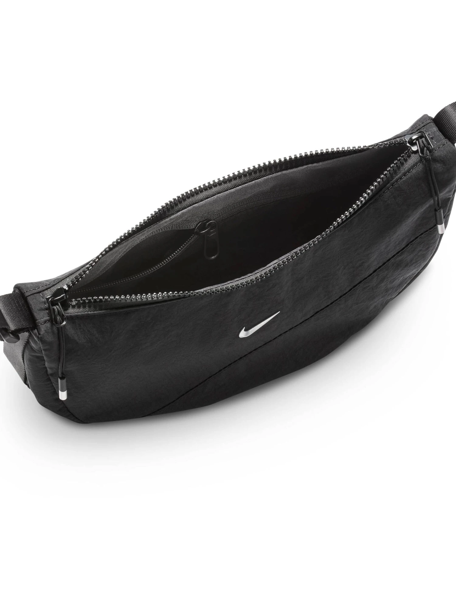 Nike Aura Crescent Cross-Body Bag - Black/Matte Silver 7 Nike Aura Crescent Cross-Body Bag - Black/Matte Silver - Image 5