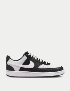 Nike Court Vision Low Next Nature Shoes - Black/White