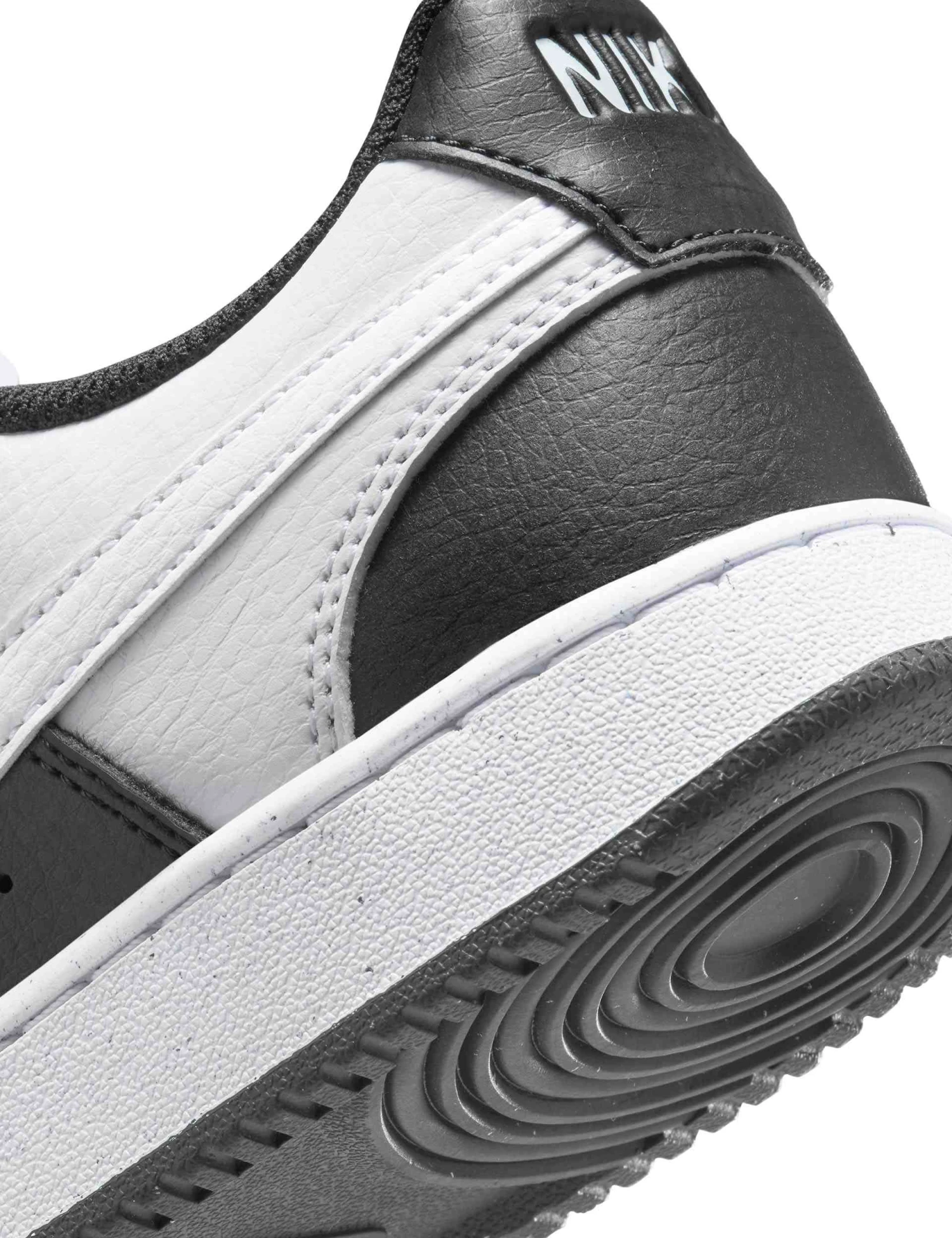 Nike Court Vision Low Next Nature Shoes - Black/White 10 Nike Court Vision Low Next Nature Shoes - Black/White - Image 8