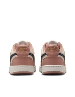 Nike Court Vision Low Next Nature Shoes - Particle Pink/Midnight Navy/Pale Ivory 12 Nike Court Vision Low Next Nature Shoes - Particle Pink/Midnight Navy/Pale Ivory -The Sports Edit nike court vision low next nature shoes pink navy ivory dh3158 606 3