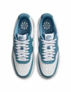 Nike Court Vision Low Next Nature Shoes - White/Smokey Blue -The Sports Edit nike court vision low next nature shoes white blue dh3158 112 4