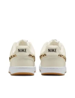 Nike Court Vision Shoes - Sail/Black/White/Flax -The Sports Edit nike court vision shoes sail black white flax hf9552 100 3