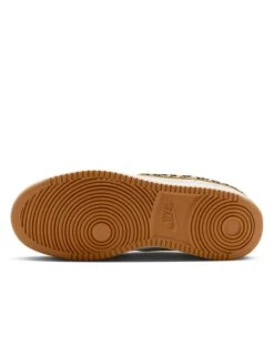 Nike Court Vision Shoes - Sail/Black/White/Flax -The Sports Edit nike court vision shoes sail black white flax hf9552 100 6