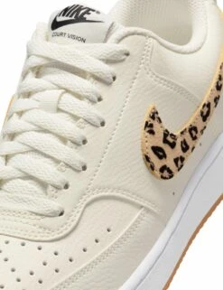 Nike Court Vision Shoes - Sail/Black/White/Flax -The Sports Edit nike court vision shoes sail black white flax hf9552 100 7