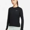 Nike Dri-FIT Element Crew - Black -The Sports Edit nike dri fit element crew black CU3277 010 1