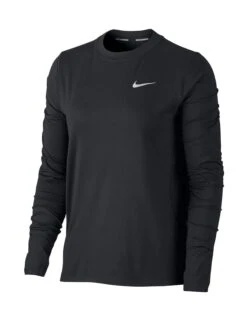 Nike Dri-FIT Element Crew - Black -The Sports Edit nike dri fit element crew black CU3277 010 2