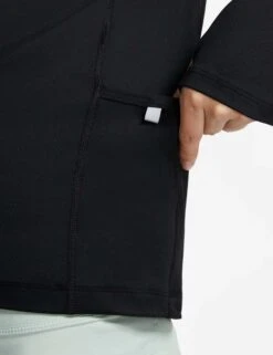 Nike Dri-FIT Element Crew - Black -The Sports Edit nike dri fit element crew black CU3277 010 7