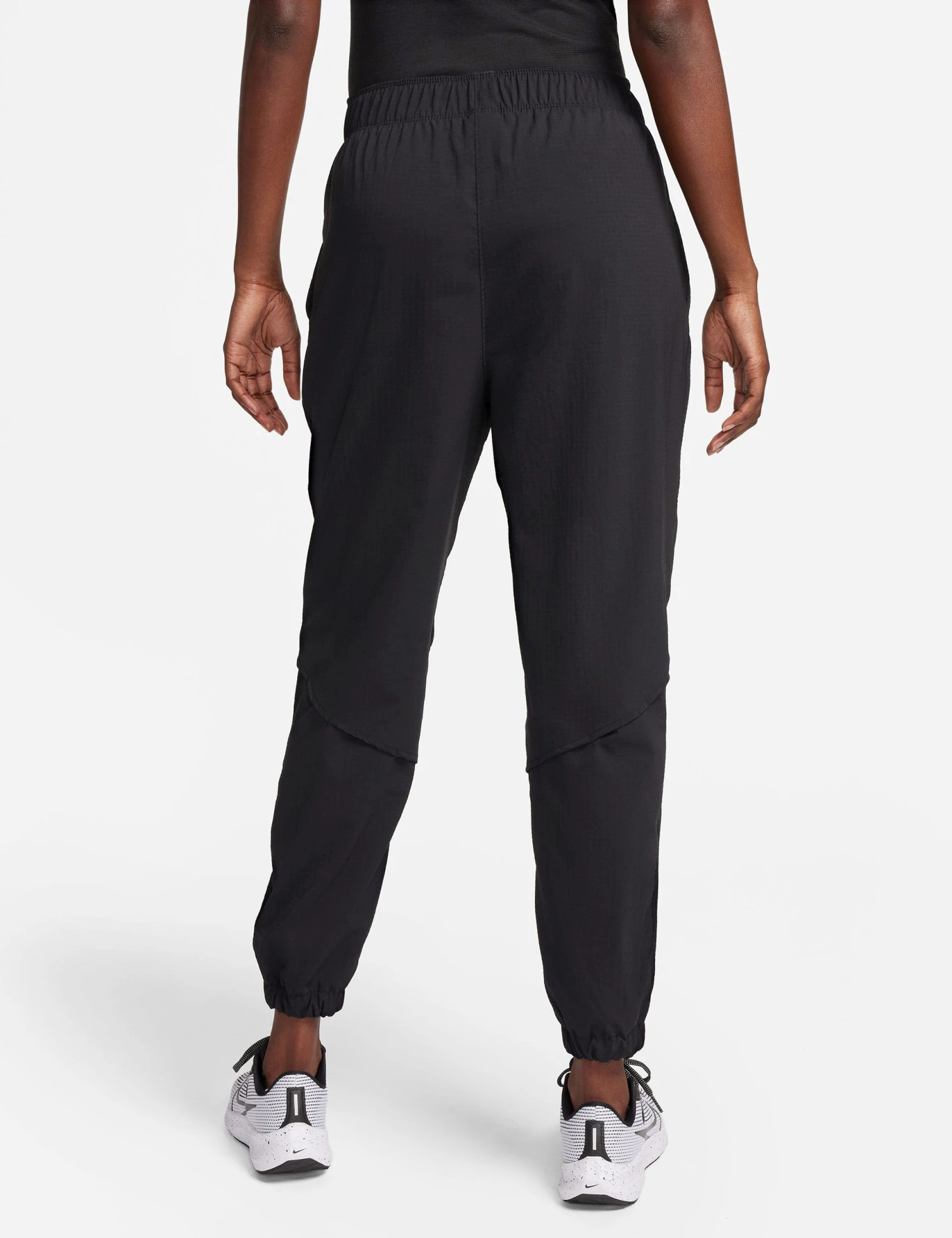 Nike Dri-FIT Fast 7/8 Running Pants - Black/White 4 Nike Dri-FIT Fast 7/8 Running Pants - Black/White - Image 2