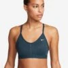 Nike Dri-FIT Indy Sports Bra - Deep Jungle/White