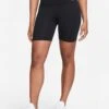 Nike Dri-FIT One 7" Biker Shorts - Black/White 1 Nike Dri-FIT One 7" Biker Shorts - Black/White -The Sports Edit nike dri fit one 7in biker shorts black white dv9022 010 1