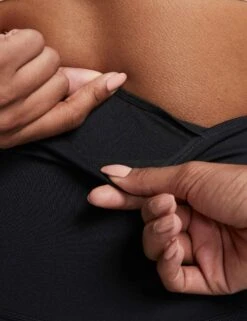 Nike Dri-FIT One 7" Biker Shorts - Black/White -The Sports Edit nike dri fit one 7in biker shorts black white dv9022 010 4