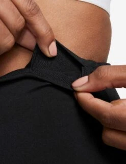 Nike Dri-FIT One 7" Biker Shorts - Black/White -The Sports Edit nike dri fit one 7in biker shorts black white dv9022 010 5