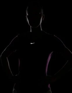 Nike Dri-FIT One Luxe Short-Sleeve Top - Bordeaux/Reflective Silver 9 Nike Dri-FIT One Luxe Short-Sleeve Top - Bordeaux/Reflective Silver -The Sports Edit nike dri fit one luxe short sleeve top bordeaux silver dd0618 611 3