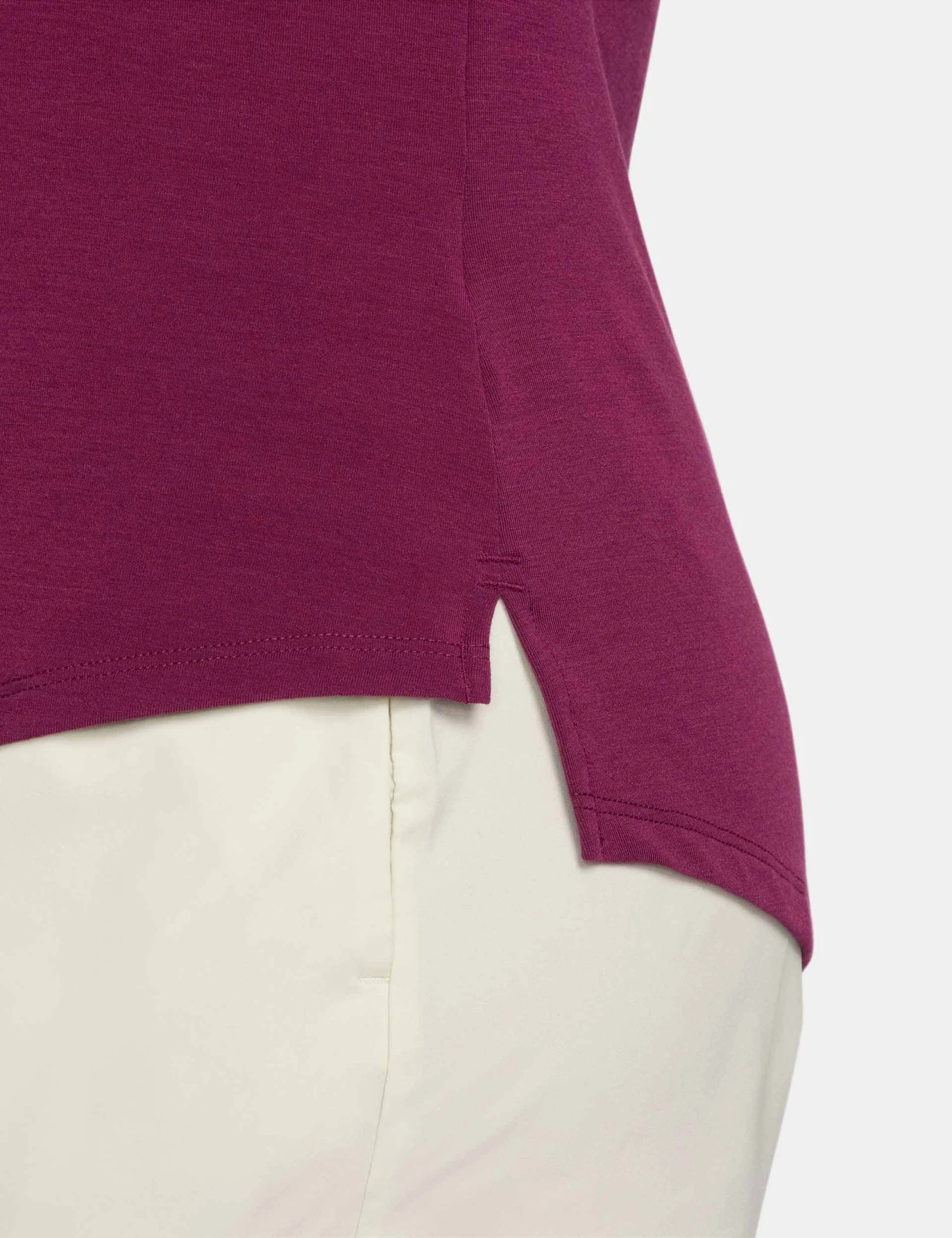 Nike Dri-FIT One Luxe Short-Sleeve Top - Bordeaux/Reflective Silver 5 Nike Dri-FIT One Luxe Short-Sleeve Top - Bordeaux/Reflective Silver - Image 3