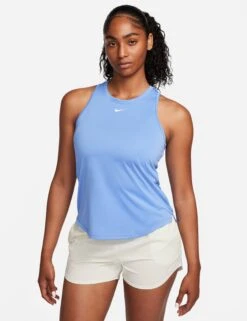 Nike Dri-FIT One Tank - Polar/White