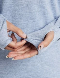 Nike Dri-FIT Swift Element UV Crew Neck Top - Light Armory Blue/Reflective Silver -The Sports Edit nike dri fit swift element uv crew neck top blue silver fb4297 440 6