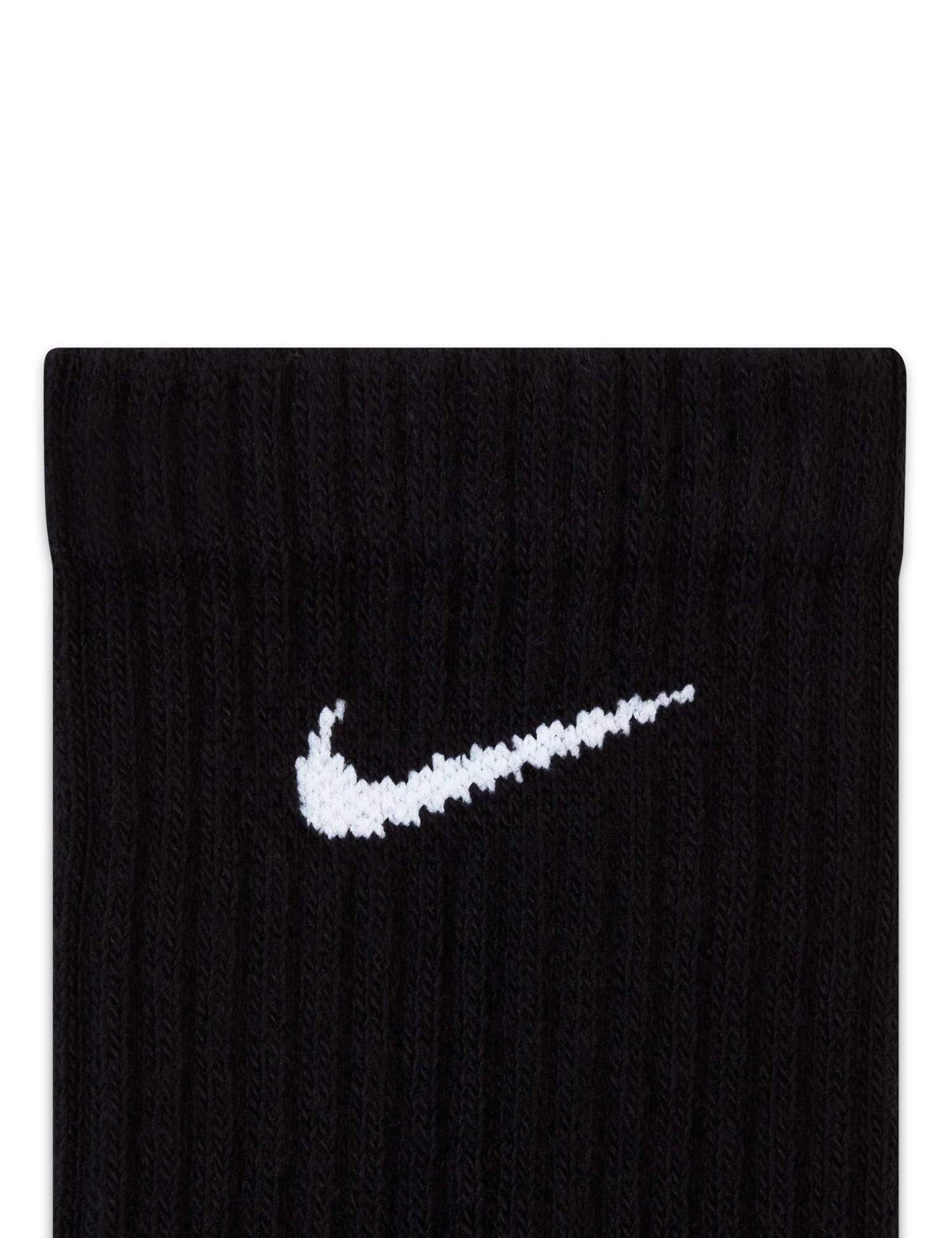 Nike Everyday Cushioned Training Crew Socks (3 Pairs) - Black/White 7 Nike Everyday Cushioned Training Crew Socks (3 Pairs) - Black/White - Image 5