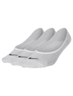 Nike Everyday Lightweight Footie Socks (3 Pairs) - White