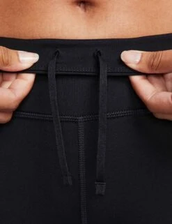 Nike Fast Mid-Rise 7/8 Leggings - Black/Reflective Silver -The Sports Edit nike fast mid rise 7 8 leggings black silver fb4579 010 8