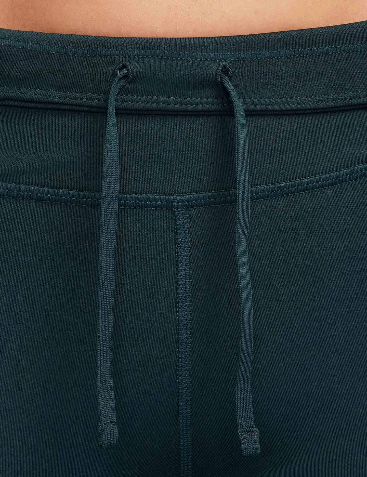 Nike Fast Mid-Rise 7/8 Leggings - Deep Jungle/Reflective Silver 5 Nike Fast Mid-Rise 7/8 Leggings - Deep Jungle/Reflective Silver - Image 3