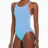 Nike Fastback One Piece Swimsuit - University Blue 1 Nike Fastback One Piece Swimsuit - University Blue -The Sports Edit nike fastback one piece swimsuit university blue nessa001 438 1
