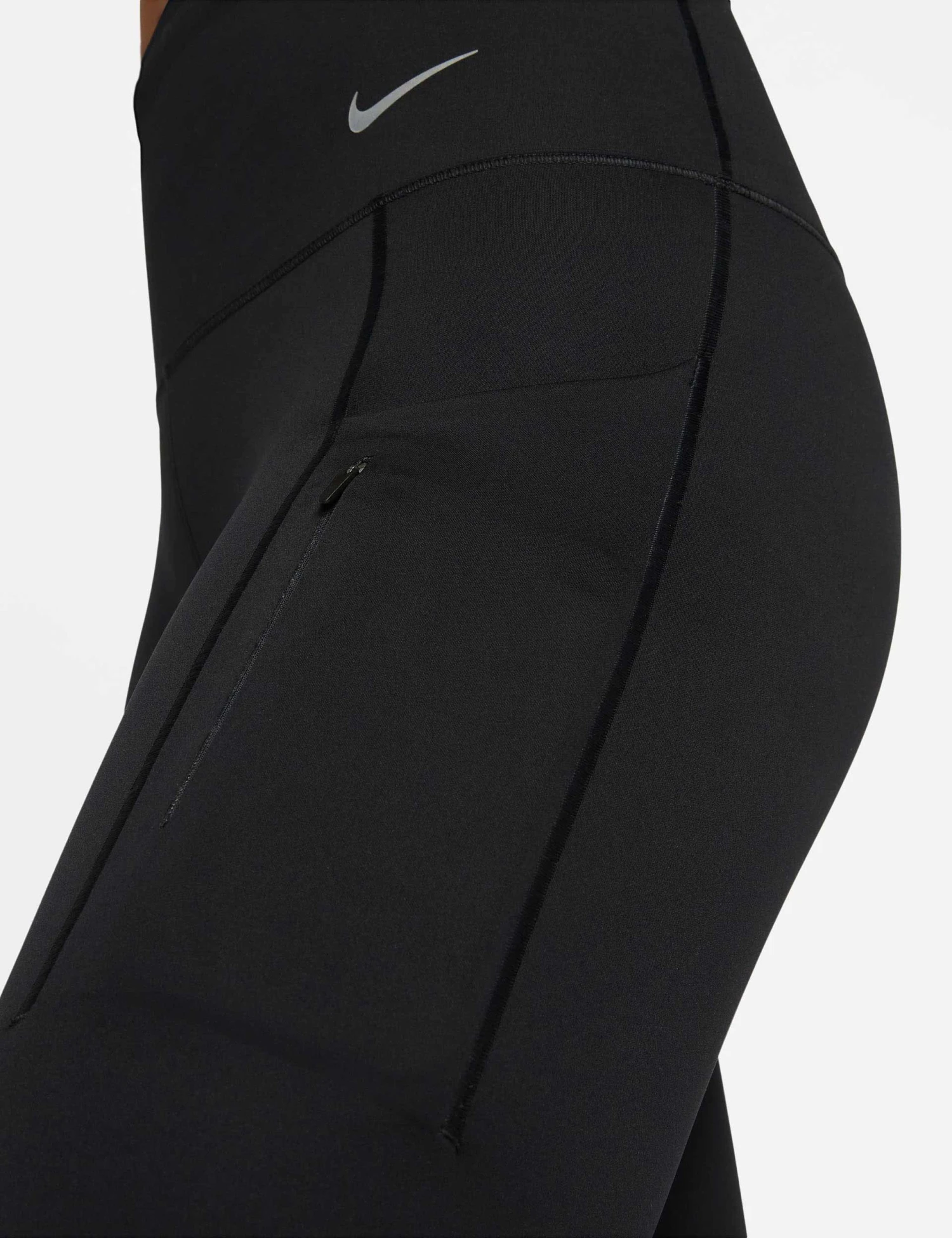 Nike Go High Waisted Leggings - Black 7 Nike Go High Waisted Leggings - Black - Image 5