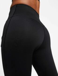 Nike Go High Waisted Leggings - Black 13 Nike Go High Waisted Leggings - Black -The Sports Edit nike go high waisted leggings black dq5668 010 8