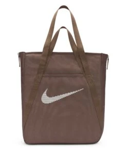 Nike Gym Tote - Mink Brown/White 10 Nike Gym Tote - Mink Brown/White -The Sports Edit nike gym tote brown white dr7217 214 1