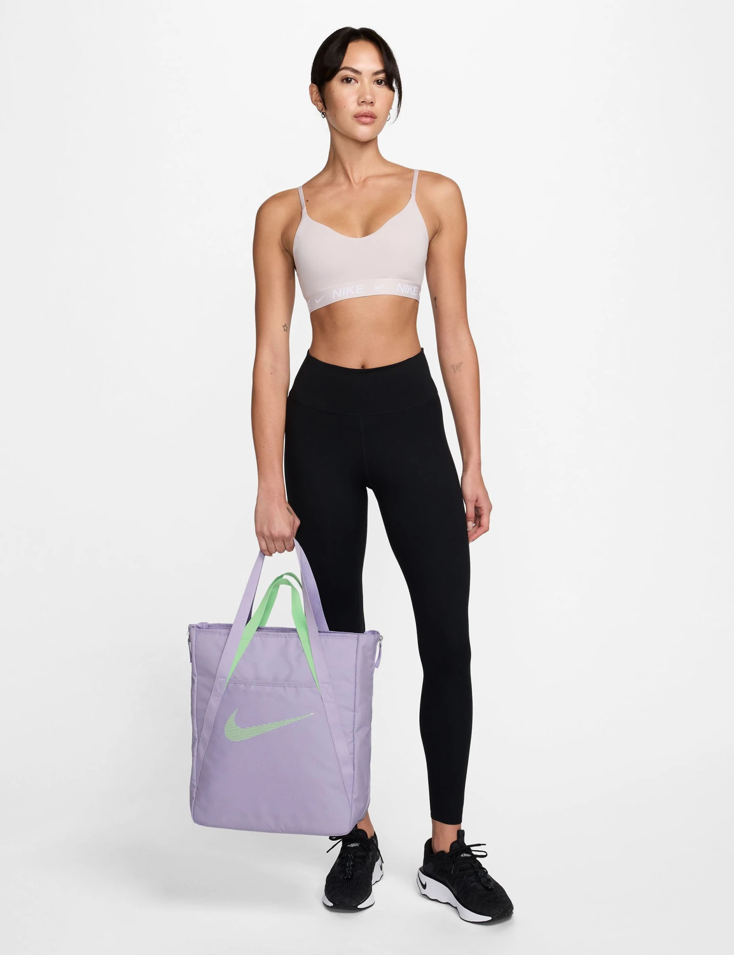 Nike Gym Tote - Lilac Bloom/Vapor Green 10 Nike Gym Tote - Lilac Bloom/Vapor Green - Image 8