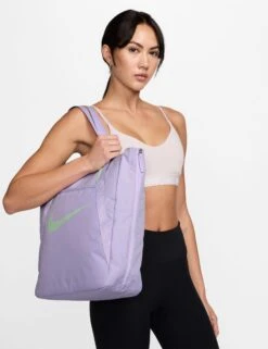 Nike Gym Tote - Lilac Bloom/Vapor Green 16 Nike Gym Tote - Lilac Bloom/Vapor Green -The Sports Edit nike gym tote lilac green dr7217 512 4