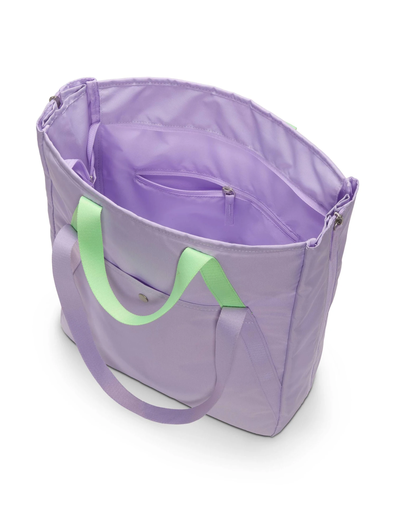 Nike Gym Tote - Lilac Bloom/Vapor Green 7 Nike Gym Tote - Lilac Bloom/Vapor Green - Image 5