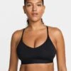 Nike Indy Light Support Sports Bra - Black -The Sports Edit nike indy light support sports bra black fd1062 010 1