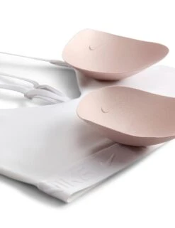 Nike Indy Light Support Sports Bra - White/Stone Mauve -The Sports Edit nike indy light support sports bra white mauve fd1062 100 7