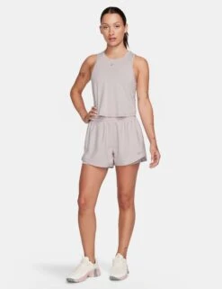 Nike One Classic Dri-FIT Cropped Tank Top - Platinum Violet/Black 13 Nike One Classic Dri-FIT Cropped Tank Top - Platinum Violet/Black -The Sports Edit nike one classic dri fit cropped tank top violet black fn2845 019 4