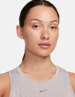 Nike One Classic Dri-FIT Cropped Tank Top - Platinum Violet/Black 10 Nike One Classic Dri-FIT Cropped Tank Top - Platinum Violet/Black -The Sports Edit nike one classic dri fit cropped tank top violet black fn2845 019 5