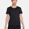 Nike One Classic Dri-FIT Short-Sleeve Top - Black 1 Nike One Classic Dri-FIT Short-Sleeve Top - Black -The Sports Edit nike one classic dri fit short sleeve top black fn2798 010 1