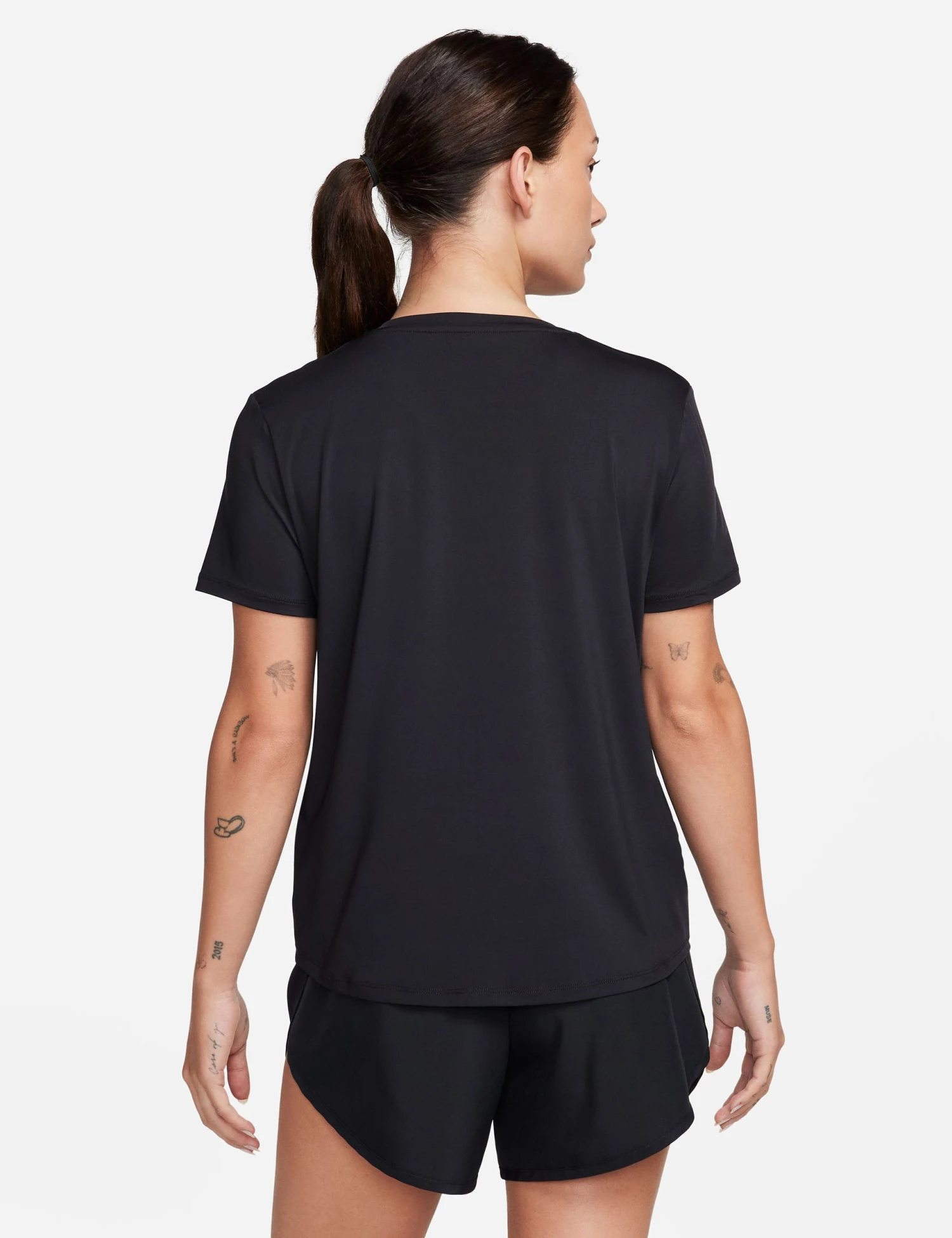 Nike One Classic Dri-FIT Short-Sleeve Top - Black 4 Nike One Classic Dri-FIT Short-Sleeve Top - Black - Image 2